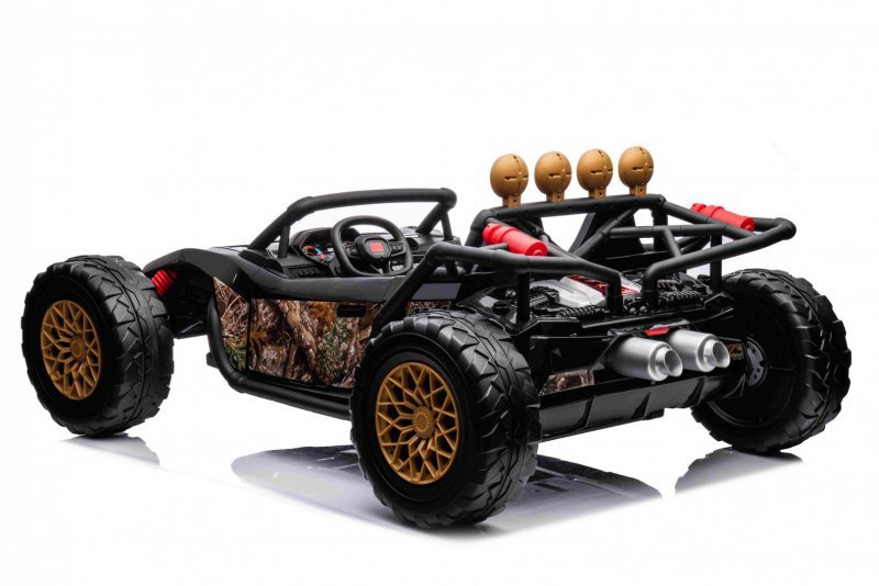 Auto Buggy Racing 5 na akumulator dla dzieci Czarny + Silniki 2x200W + Pilot + Audio LED + Wolny Start