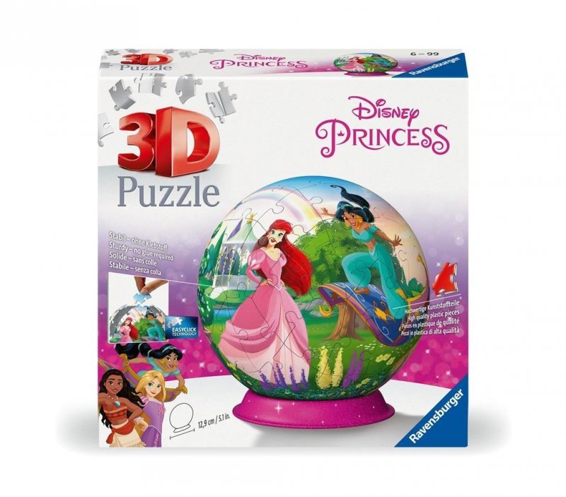 Puzzle 3D Kula: Księżniczki Disney&#039;a