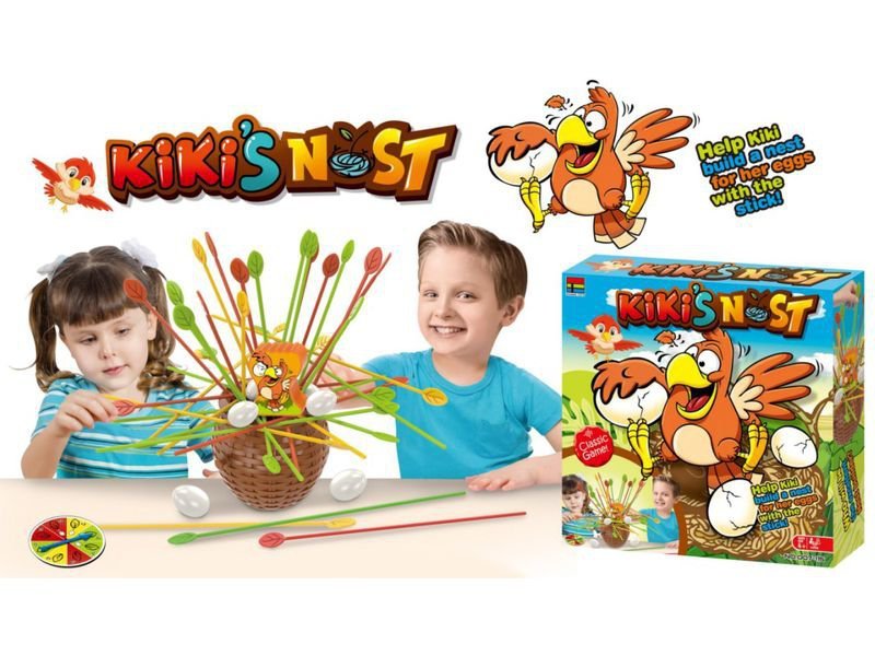 Zręcznościowa Gra Typu Bierki KIKI&#039;S NEST Zbuduj Gniazdo Kurczaka