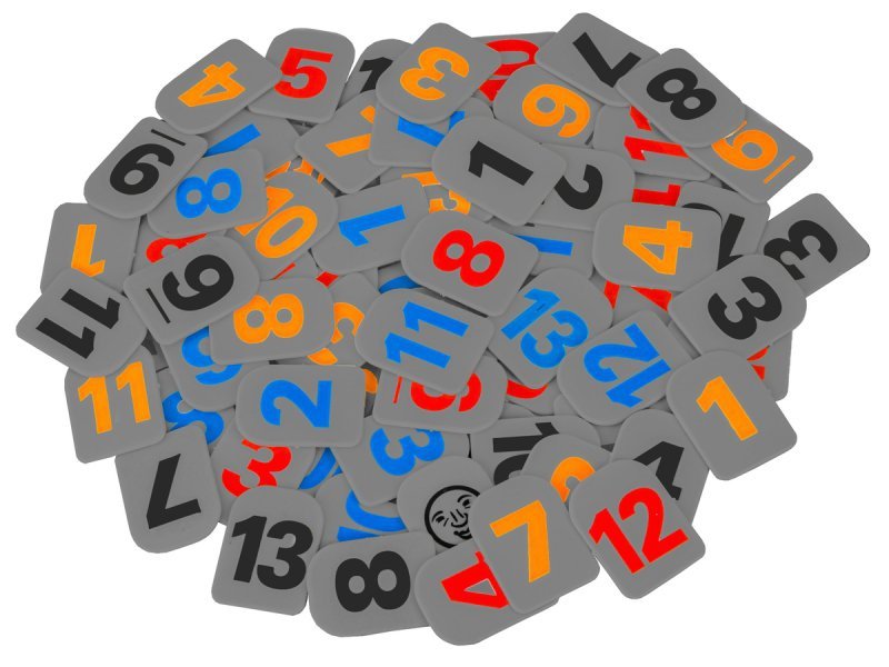 Gra Logiczna RUMMY, Edukacyjna Układanka Liczbowa