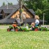 Falk Traktor Claas na pedały z przyczepą jednoosiową Klakson