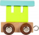 Dekoracja SMALL FOOT kolorowy wagon do lokomotywy