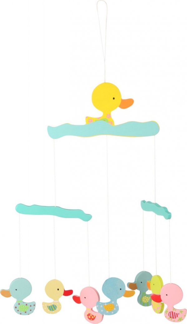 SMALL FOOT Mobile &quot;Duck&quot; - karuzela z kolorowymi kaczkami