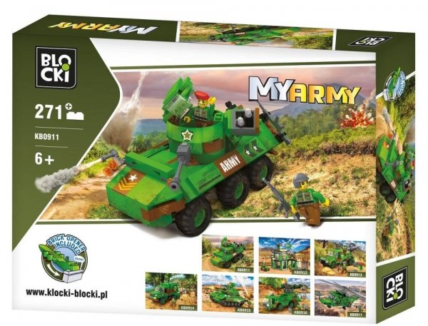 Klocki Blocki MyArmy Wóz pancerny 271 el.