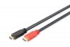 Digitus Kabel połączeniowy HDMI HighSpeed ze wzmacniaczem 1080p 60Hz FHD Typ HDMI A/HDMI A M/M 40m Czarny