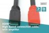 Digitus Kabel połączeniowy HDMI HighSpeed ze wzmacniaczem 1080p 60Hz FHD Typ HDMI A/HDMI A M/M 40m Czarny