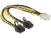 Delock Kabel rozdzielacz zasilania PCI EXPRESS 2x8PIN/1x6PIN