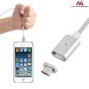 Maclean Kabel micro USB magnetyczny silver MCE160 - Quick & Fast Charge