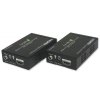 Techly Extender HDMI HDBaseT po skrętce Cat.6/6a/7, do 70m, UHD 4K z IRPoE, czarny