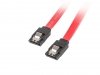 Lanberg Kabel SATA DATA III 0.5M Metalowe zatrzaski