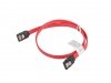 Lanberg Kabel SATA DATA III 0.5M Metalowe zatrzaski