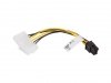 Lanberg Kabel rozdzielacz zasilania 2xHDD - 6Pin BTX/PSU