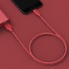 AUKEY CB-AL1 Red nylonowy kabel Quick Charge Lightning-USB | 1.2m | certyfikat MFi Apple