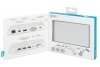 Digitus Stacja dokująca USB Typ C, 11 dodatkowych portów, funkcja Dual Monitor, 4K 30Hz, aluminiowa, srebrna