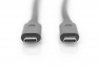 Digitus Kabel polaczeniowy USB 3.1 Gen.2 SuperSpeed+ 10Gbps Typ USB C/USB C M/M, Power Delivery 1m Czarny