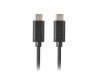 Lanberg Kabel USB-C M/M 2.0 1.8m czarny