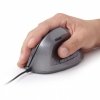 Gembird Mysz ergonomiczna optyczna 6-przyciskowa szara