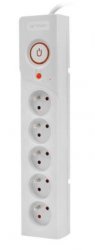 Armac Listwa zasilająca Z5 3m 5x230V 10A   Z5/30/SZ szara