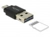 Delock Czytnik kart Micro USB 2.0 OTG