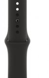 Apple Zegarek Series 6 GPS + Cellular, 44mm koperta z aluminium w kolorze gwiezdnej szarości z czarnym paskiem sportowym - Regul