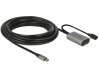 Delock Przedłużacz USB-C M/F 3.1 5M Czarny