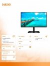 AOC Monitor 24B2XD 23.8 cala IPS DVI