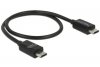 Delock Kabel USB MICRO M/ M 2.0 0.3M OTG czarny