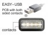 Delock Kabel USB MINI(M)- USB-A(M) 2.0 1m kątowy