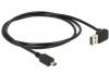 Delock Kabel USB MINI(M)- USB-A(M) 2.0 1m Kątowy