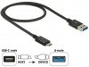 Delock Kabel USB-C(M)-US B-A(M) 3.1 GEN 2 0.5m