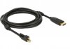 Delock Kabel Displayport MINI(M) V1.2 ze śrubą->HDMI(M)