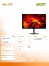 Acer Monitor 27 cali Nitro XV272UKVbmiiprzx