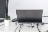 Digitus Stacja dokująca USB Typ C 12 portów Dual Monitor 4K 30Hz PD 3.0 RJ45 SD VGA HQ Aluminiowa