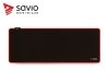 Elmak Podkładka pod mysz gaming SAVIO LED Edition Turbo Dynamic XL 900x400x3mm, krawędzie LED RGB, Obszyta