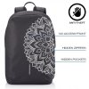 XD DESIGN Plecak antykradzieżowy BOBBY SOFT MANDALA