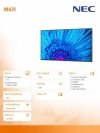 NEC Monitor MultiSync M431 PG 43 UHD 500cd/m2 24/7