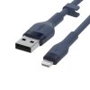 Belkin Kabel BoostCharge USB-A do Lightning silikonowy 1m, niebieski