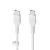 Belkin Kabel BoostCharge USB-C do USB-C 2.0 silikonowy 3m, biały