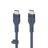 Belkin Kabel BoostCharge USB-C do USB-C 2.0 silikonowy 3m, niebieski