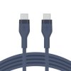 Belkin Kabel BoostCharge USB-C do USB-C 2.0 silikonowy 3m, niebieski