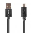 Lanberg Kabel USB-C(M)->USB-A(M) 2.0 0.5m czarny BOX QC 3.0