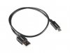 Lanberg Kabel USB-C(M)->USB-A(M) 2.0 0.5m czarny BOX QC 3.0