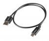 Lanberg Kabel USB-C(M)->USB-A(M) 2.0 0.5m czarny BOX QC 3.0
