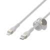 Belkin Kabel BoostCharge USB-C/Lightning Silikonowy w oplocie 1m biały