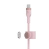 Belkin Kabel BoostCharge USB-C/Lightning Silikonowy w oplocie 3m różowy