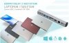 i-tec Zestaw stacja dokująca + podstawka Metal Cooling Pad for notebooks (up-to 15.6) with USB-C  Docking Station (Power Deliver