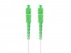 Lanberg Patchcord światłowodowy Sm Sc/Apc-Sc/Apc Simplex 3.0Mm 50M biały