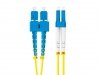 Lanberg Patchcord światłowodowy Sm Sc/Upc-Lc/Upc Duplex 3.0Mm 5M żółty