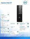 Dell Komputer Optiplex 7000 SFF/Core i5-12500/8GB/256GB SSD/Integrated/No Wifi/Wireless Kb & Mouse/W11Pro/vPro/3Y