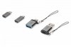 Digitus Zestaw adapterów USB Premium - 4 częściowy